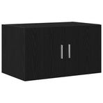 Wall Cabinet Black oak 70 x 42.5 x 40 cm Engineered Wood