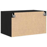 Wall Cabinet Black oak 70 x 42.5 x 40 cm Engineered wood