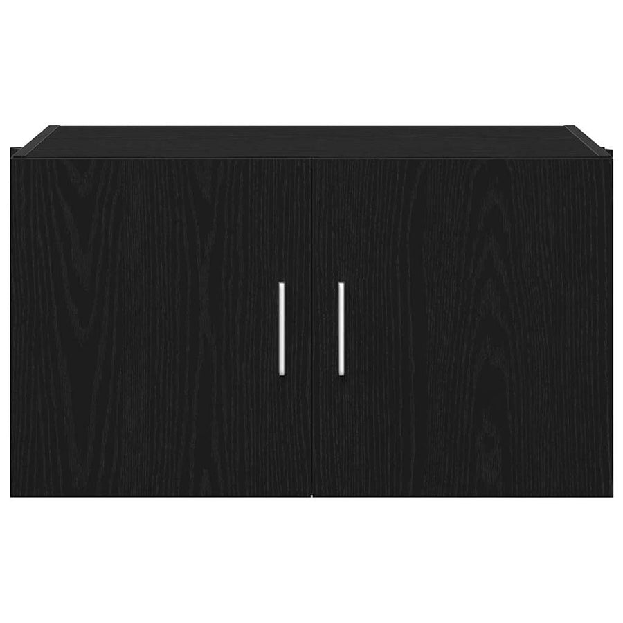 Wall Cabinet Black oak 70 x 42.5 x 40 cm Engineered Wood