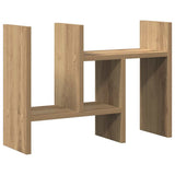 Desk Organiser Artisan Oak 50 x 15,5 x 35,5 cm Engineered Wood