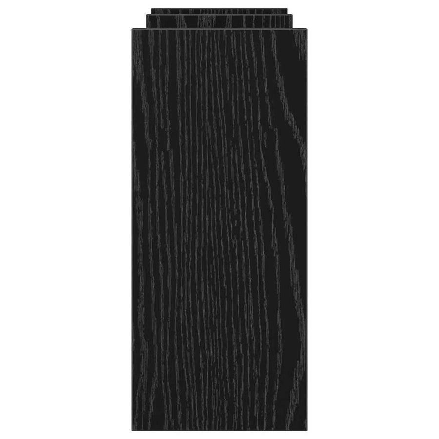 Desk Organiser Black Oak 34,5 x 15,5 x 35,5 cm Engineered Wood