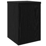 Plant Stand 2 pcs Black oak 20 x 20 x 30 cm Engineered Wood - 45-Degree Angle