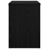 Plant Stand 2 pcs Black Oak 25 x 25 x 35 cm Engineered Wood