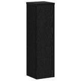 Plant Stand 2 pcs Black oak 17 x 17 x 60 cm Engineered Wood - 45-Degree Angle