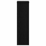 Plant Stand 2 pcs Black Oak 17 x 17 x 60 cm Engineered Wood