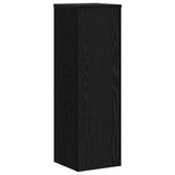 Plant Stand 2 pcs Black oak 25 x 25 x 80 cm Engineered Wood - 45-Degree Angle