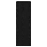 Plant Stand Black Oak 33 x 33 x 100 cm Engineered wood