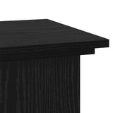 Plant Stand Black Oak 33 x 33 x 80 cm Engineered wood - Low Angle