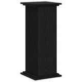 Plant Stand Black Oak 33 x 33 x 80 cm Engineered wood - 45-Degree Angle