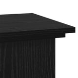 Plant Stand Black Oak 33 x 33 x 100 cm Engineered wood