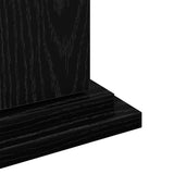 Display Stand Black Oak 31 x 30 x 90 cm Engineered wood - Extra Image