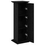 Display Stand Black Oak 31 x 30 x 90 cm Engineered wood - Top-Down View