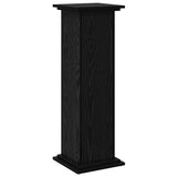 Display Stand Black Oak 31 x 30 x 90 cm Engineered wood - Close-Up Angle