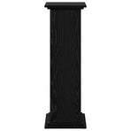 Display Stand Black Oak 31 x 30 x 90 cm Engineered wood
