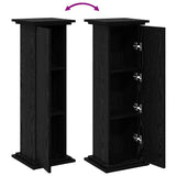 Display Stand Black Oak 31 x 30 x 90 cm Engineered wood - Extra Image