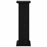 Display Stand Black Oak 31 x 30 x 90 cm Engineered wood - Rear View