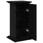 Display Stand Black Oak 31 x 30 x 60 cm Engineered wood