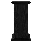 Display Stand Black Oak 31 x 30 x 60 cm Engineered wood