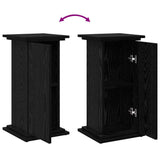 Display Stand Black Oak 31 x 30 x 60 cm Engineered wood