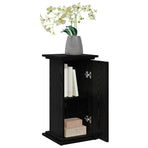 Display Stand Black Oak 31 x 30 x 60 cm Engineered wood