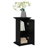 Display Stand Black Oak 31 x 30 x 60 cm Engineered wood - Side View