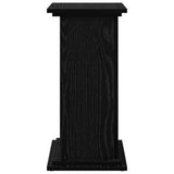 Display Stand Black Oak 31 x 30 x 60 cm Engineered wood