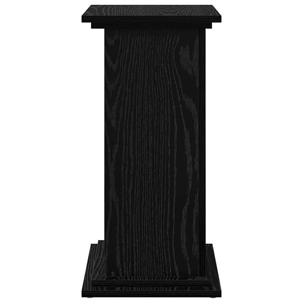 Display Stand Black Oak 31 x 30 x 60 cm Engineered wood