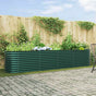 Raised Bed Green 400 x 80 x 81 cm Steel
