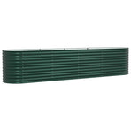 Raised Bed Green 400 x 80 x 81 cm Steel