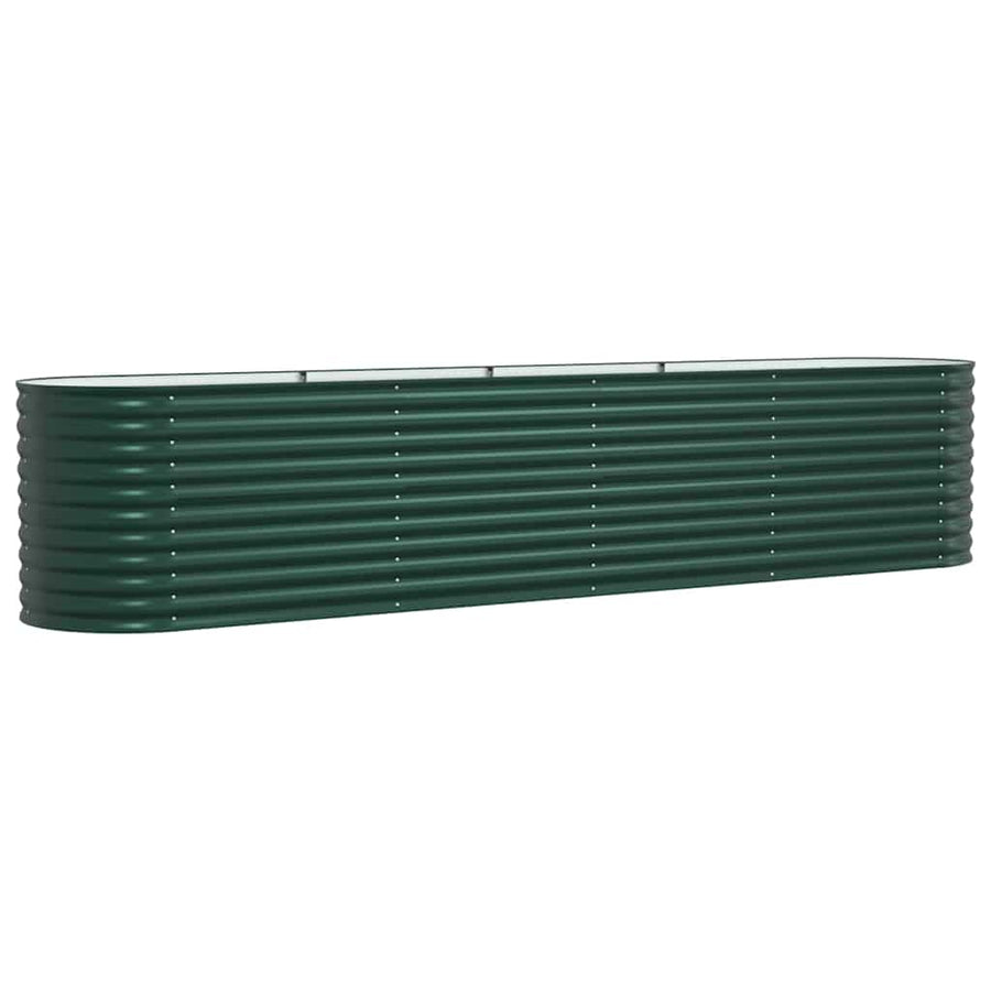 Raised Bed Green 400 x 80 x 81 cm Steel