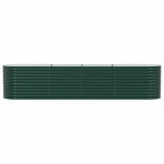 Raised Bed Green 400 x 80 x 81 cm Steel