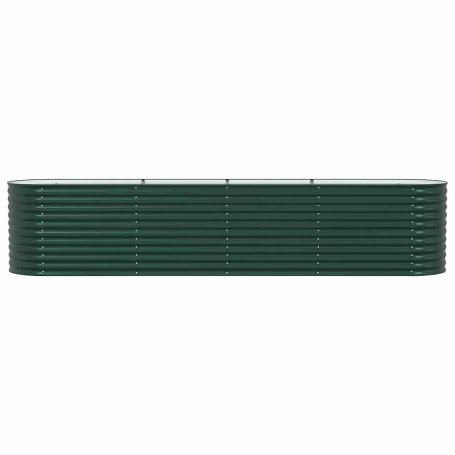 Raised Bed Green 400 x 80 x 81 cm Steel