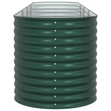 Raised Bed Green 400 x 80 x 81 cm Steel