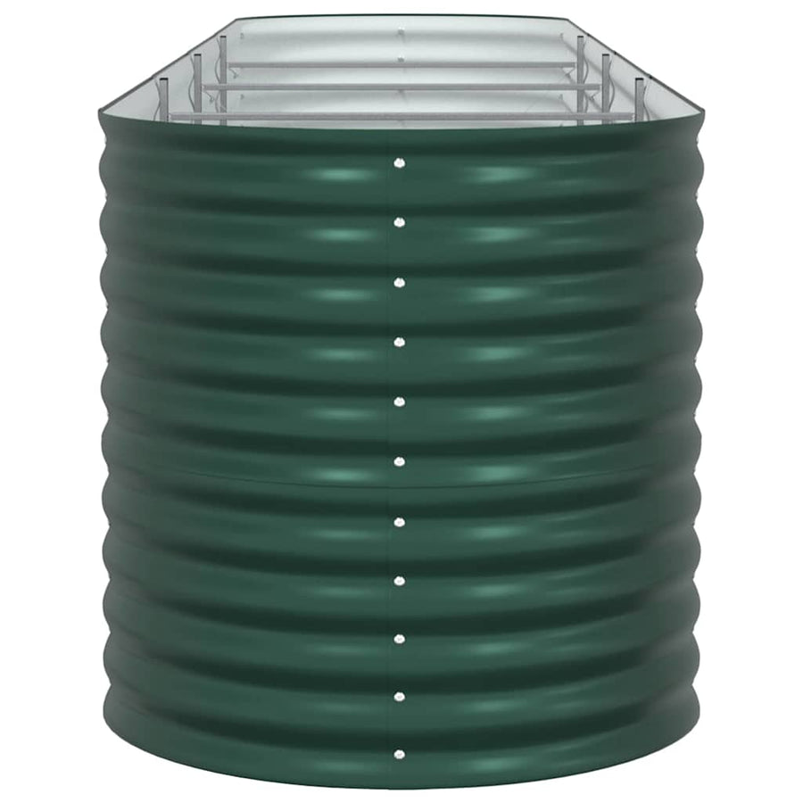 Raised Bed Green 400 x 80 x 81 cm Steel