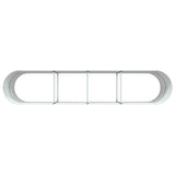 Garden Raised Bed Green 400 x 80 x 81 cm Steel - Low Angle