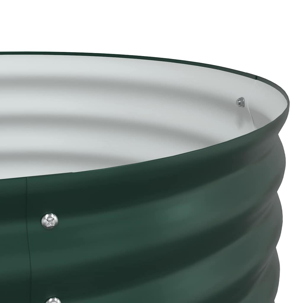 Raised Bed Green 320 x 80 x 81 cm Steel