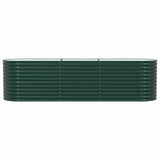 Raised Bed Green 320 x 80 x 81 cm Steel