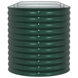 Raised Bed Green 320 x 80 x 81 cm Steel