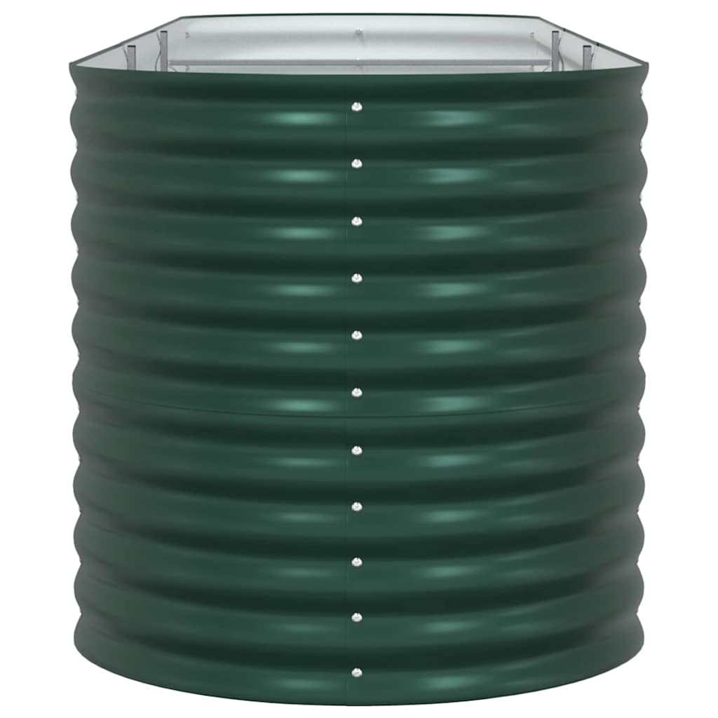 Garden Raised Bed Green 320 x 80 x 81 cm Steel