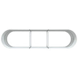 Garden Raised Bed Green 320 x 80 x 81 cm Steel - Low Angle