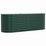 Raised Bed Green 240 x 80 x 81 cm Steel