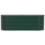 Raised Bed Green 240 x 80 x 81 cm Steel