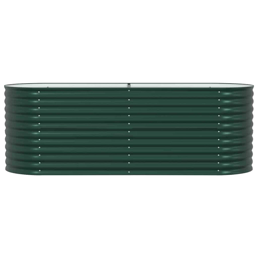 Raised Bed Green 240 x 80 x 81 cm Steel
