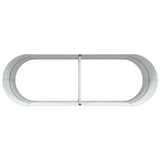 Garden Raised Bed Green 240 x 80 x 81 cm Steel - Low Angle