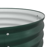 Garden Raised Bed Green 160 x 80 x 81 cm Steel - Extra Image
