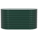 Raised Bed Green 160 x 80 x 81 cm Steel
