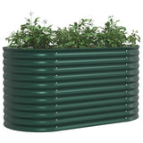 Raised Bed Green 160 x 80 x 81 cm Steel