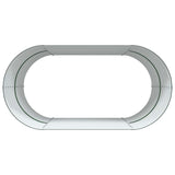 Garden Raised Bed Green 160 x 80 x 81 cm Steel - Low Angle