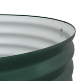 Garden Raised Bed Green 80 x 80 x 81 cm Steel - Extra Image