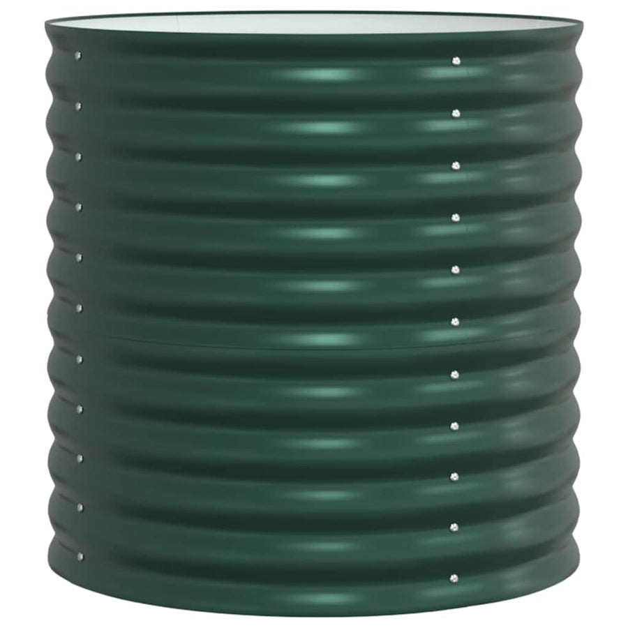 Raised Bed Green 80 x 80 x 81 cm Steel